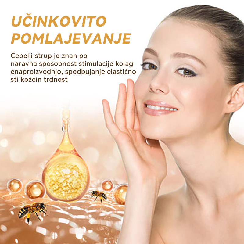 (🎁 Ekskluzivna posebna ponudba - 70 % popust - ne zamudite!) Spzv™💎 𝐁𝐎𝐓𝐎𝐗 Strije proti staranju z medenim strupom