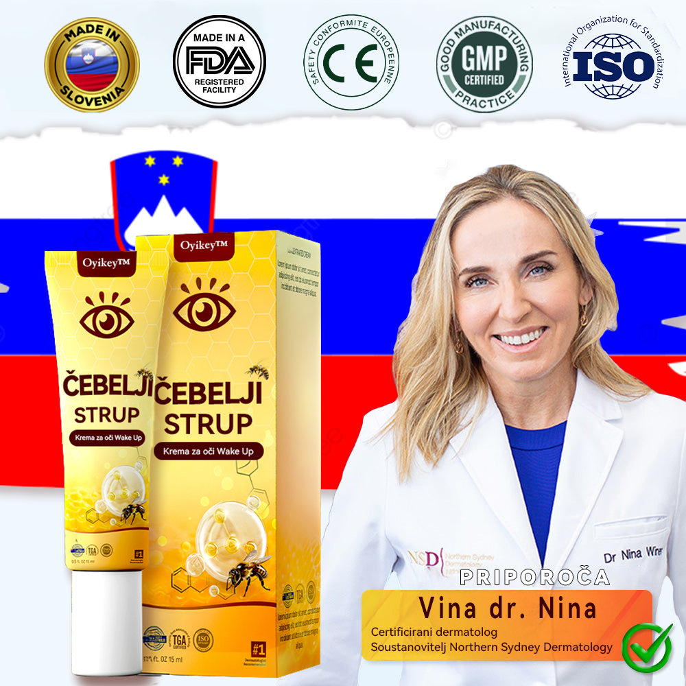 Oyikey™💥💥Čebelji strup Krema za oči Wake Up Priporoča dermatolog.