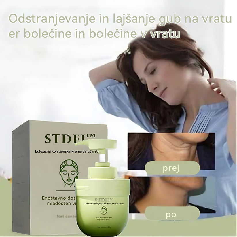 STDEI™ 💧 Luksuzna kolagenska krema za učvrstitev (vrnitev mladostne kože)🌹✨