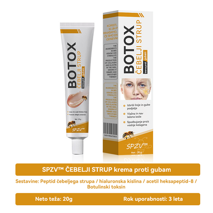 (🎁 Ekskluzivna posebna ponudba - 70 % popust - ne zamudite!) Spzv™💎 𝐁𝐎𝐓𝐎𝐗 Strije proti staranju z medenim strupom