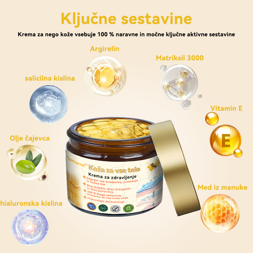Dormorna™ 💧 Krema za nego kože celotnega telesa (👩‍⚕️priporočeno s strani Inštituta za dermatologijo)